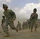 American soldiers in Afghanistan 