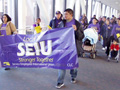 Protest in the skyway