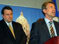 Rep. Dan Larson and Mayor R.T. Rybak