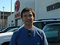 Began his car search on the Web