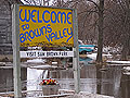 Welcome sign