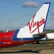 Virgin Airlines plane 