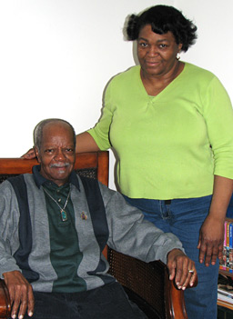 
                    Lawrence Wiggins Sr. and Mozella Thomas. Lawrence is trying to save his house.
                                            (Mhari Saito)
                                        