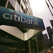 The Citibank building in New York City. 