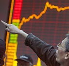 Investor watches stock value rise at Chinese ... 