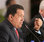 Venezuelan President Hugo Chavez 