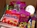 Inside a care package