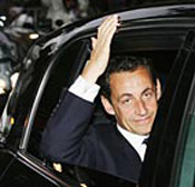 French presidential candidate Nicolas Sarkozy ... 