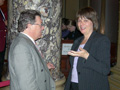 Sen. Sandy Pappas and Rep. Tom Rukavina
