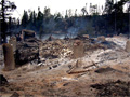 damage from the Ham Lake fire