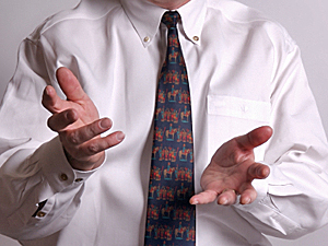 Persuasive hands 