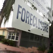 A foreclosure sign in Florida 