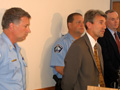 Announcing arrests