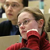 A student in Berlin. 