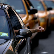 Traffic in midtown Manhattan 