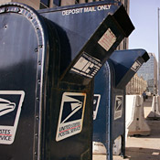 U.S. Post Office mailboxes in Chicago 