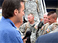 Pawlenty meets with troops