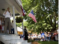 Barack Obama campaigning in Iowa