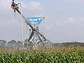Watering corn