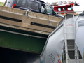 Crushed truck