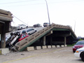 Pancaked bridge