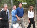Bush visits the scene