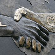 Sign at the AFL-CIO building in Washington, D.C. 