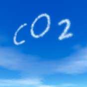 CO2 skywriting