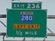 The exit to Highway 280 off Interstate 94. Traffic on those roads has increased since the 35W bridge collapse in Minneapolis.