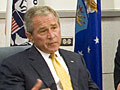 Bush with local leaders