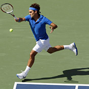 Top-seeded Roger Federer of Switzerland ... 