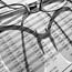 Glasses on index sheet