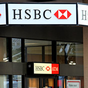 An HSBC bank branch 