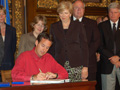 Signs special session bill