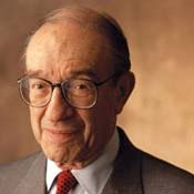 Former Federal Reseve chairman Alan Greenspan 