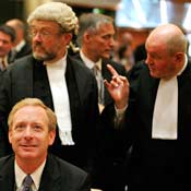 Microsoft lawyers at E.U. court 
