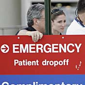 Emergency room of a hospital 