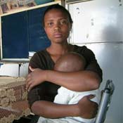 Elsie Gambu and son 
