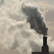 Exhaust from a power plant 