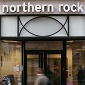 A Northern Rock branch in central London 