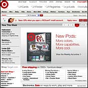 image of target.com website