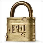 E-mail lock 
