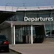 Terminal four at JFK airport in New York City 
