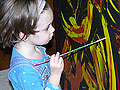 Marla paints