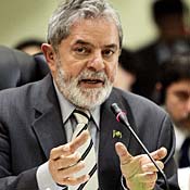 Brazilian president Lula Da Silva 