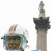 Animatronic Miami Dolphins' Jason Taylor 