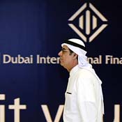 A trader at Dubai's international exchange 