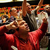 Traders at the Chicago Mercantile Exchange 