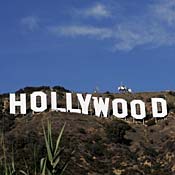The Hollywood sign in Los Angeles 