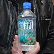 A bottle of Fiji water 